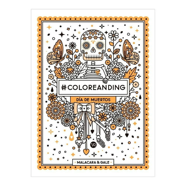 Dia De Muertos #Coloreanding Vr Editoras Libro Tapa Blanda