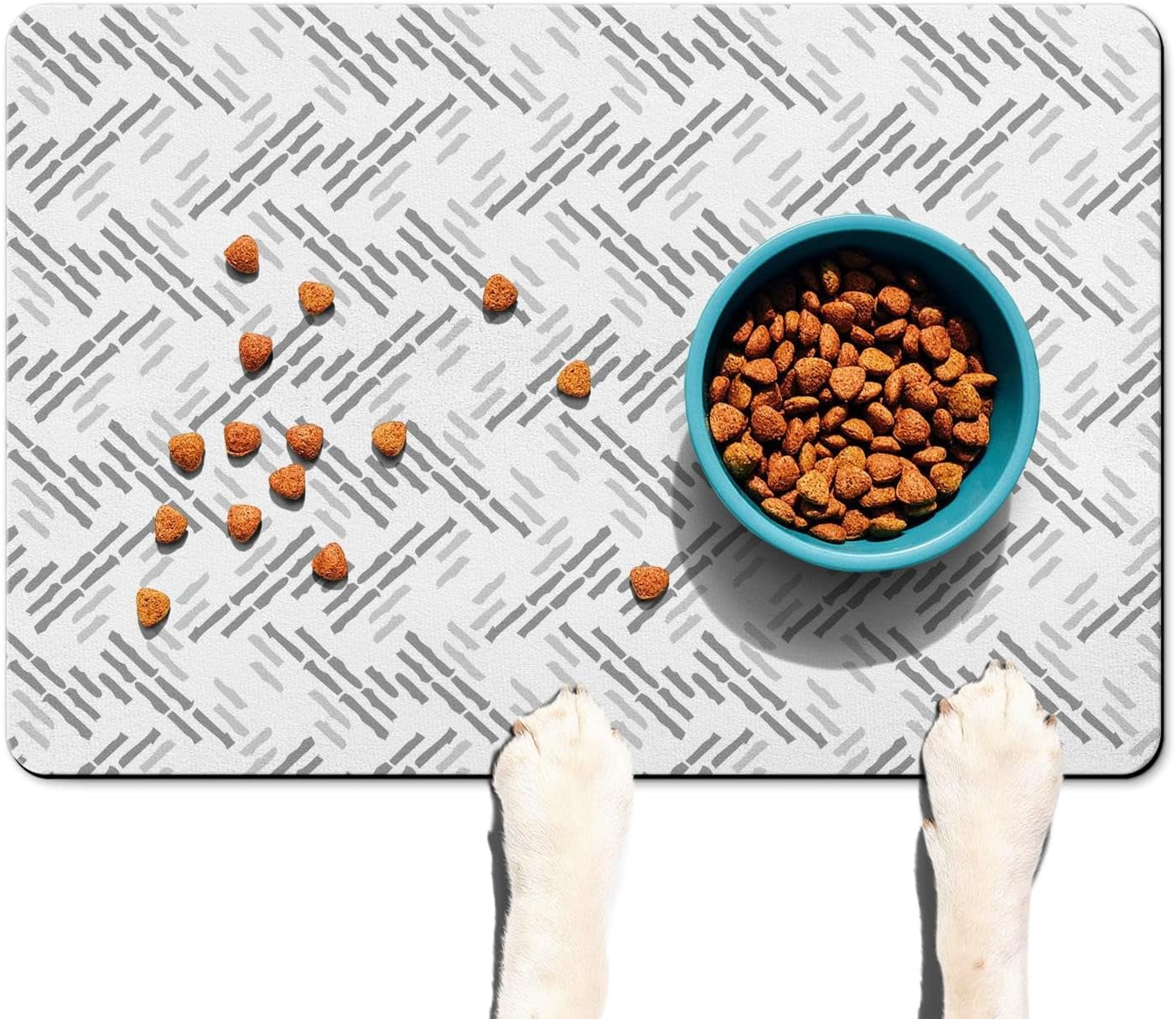Waterproof Dog Food Mat Say Goodbye to Messy Meal Times! Waterproof Dog Food Mat Say Goodbye to Messy Meal Times!