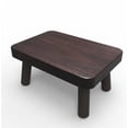 thumbnail image 1 of MEHOOM Wooden Step Stool for Adults and Kids, Heavy Duty Foot Stool with 500 lbs Capacity, Non-Slip Step Stool for Bedroom, Kitchen, Bathroom (Rustic Brown), 1 of 8