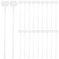 LEORX Transparent Plastic Balloon Clips for Sealing Balloons Perfect for Parties and Events 20 Sets