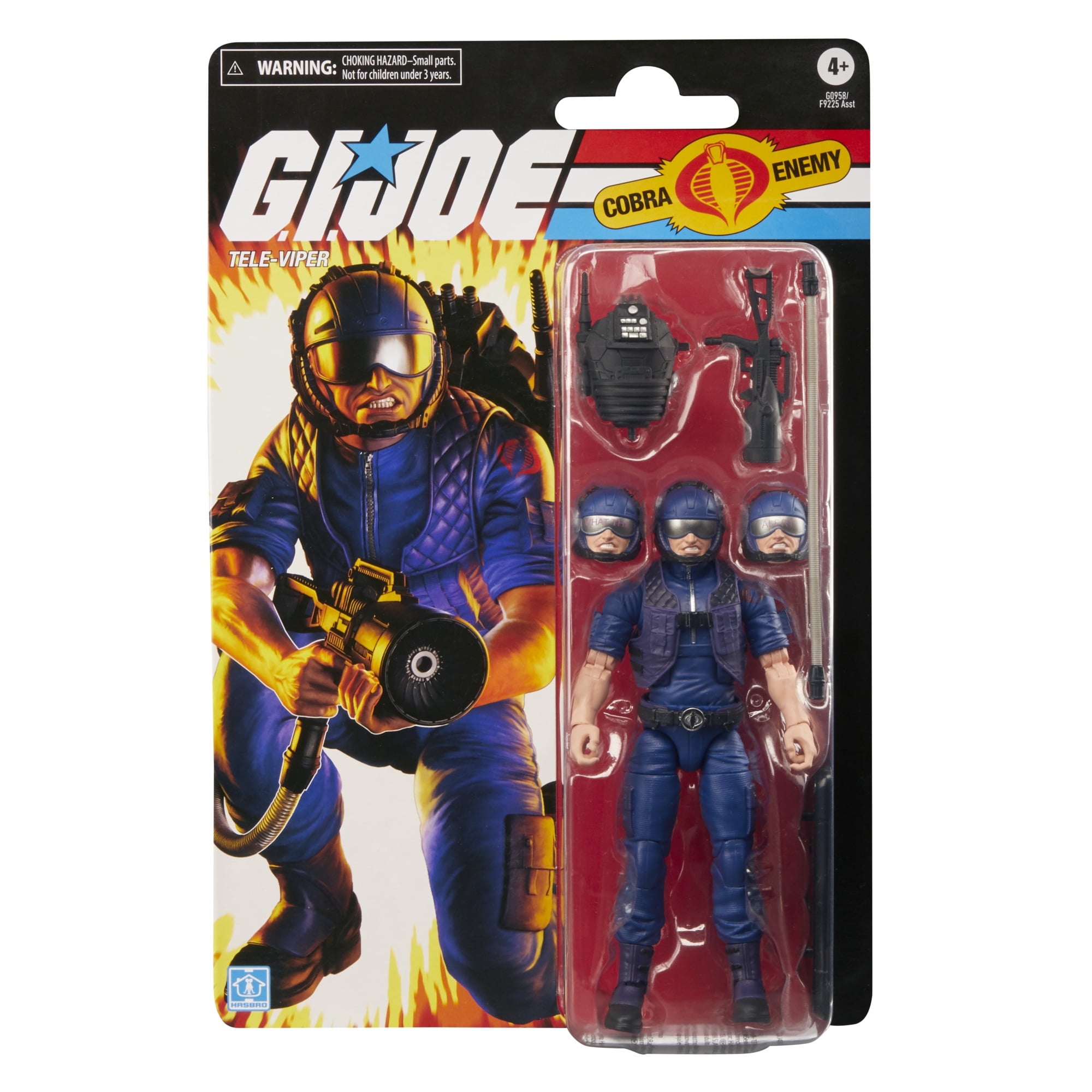G.I. Joe Classified Series Retro Cardback, Tele-Viper Action Figure