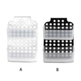 thumbnail image 2 of Cesta de Almacenamiento Naiovety para Baño Organizador Colgante de Plástico Blanco, 2 of 6