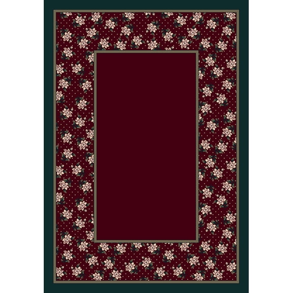 Milliken Design Center Area Rug RAMBLING ROSE GARNET II Rambling Rose Garnet Ii 2' 4" x 15' 6" Runner