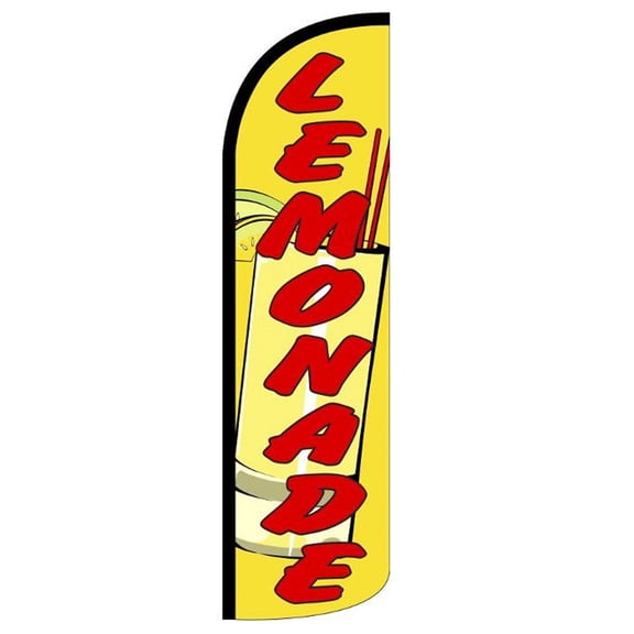 LEMONADE Windless Flag (Hardware Not Included) |Advertisement /Business Flags | Feather Flag |