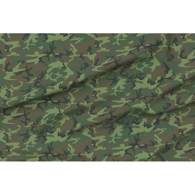 Spoonflower Fabric - Digital Camo Camouflage Printed on Modern