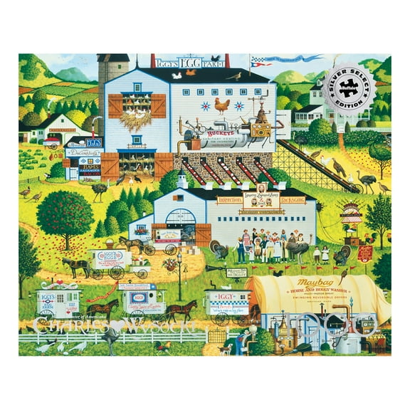 Buffalo Games Sunny Side Up 1000-Piece 26.75 x 19.75-Inch Interlocking Jigsaw Puzzle for Adults Ages 14