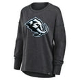 thumbnail image 2 of Women's Fanatics  Heather Charcoal Utah Mammoth Primary Logo Legacy Long Sleeve T-Shirt, 2 of 3