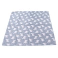 thumbnail image 3 of Estera de Piso de Alta Silla, Alfombra de Derrame de Alimentos Poliéster Suave Portátil para Hogar para Bebés, 3 of 7