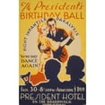 thumbnail image 2 of Anonymous 13x18 Gold Ornate Wood Frame and Double Matted Museum Art Print Titled - The President's Birthday Ball (1936-1939), 2 of 4