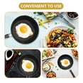 thumbnail image 3 of FUEENIRVA Black Small Nonstick Skillet Frying Pan for Home Kitchen Cooking and Easy Food Release, 3 of 6