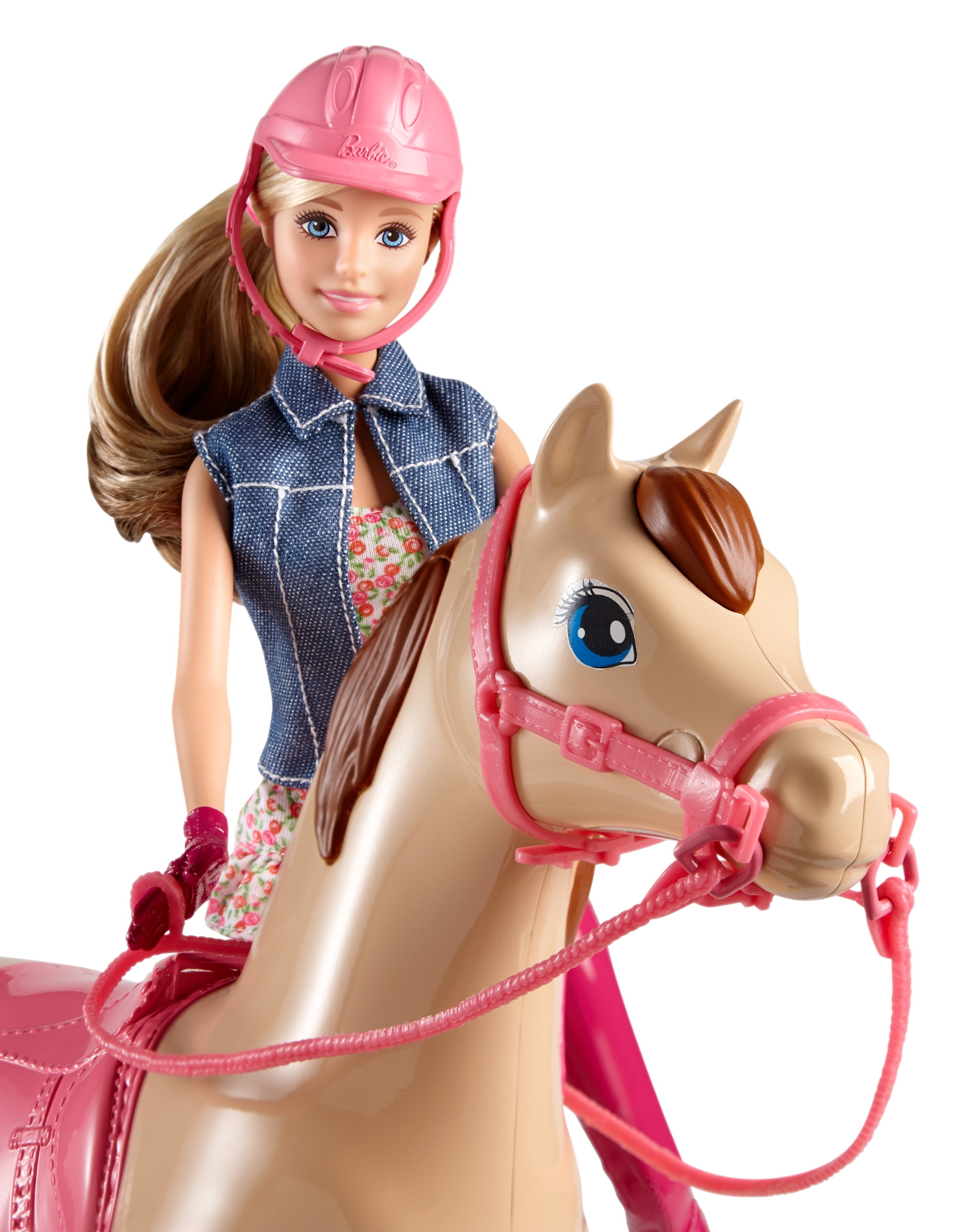 barbie saddle and ride horse walmart