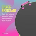 thumbnail image 7 of Flybar Kids 26" Foam Saucer Disc Snow Sled with Slick Bottom & PE Core Build for Boys and Girls Ages 6+, Holds Up to 110 Lbs - Pink Donut, 7 of 7
