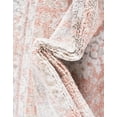 thumbnail image 4 of Unique Loom Madeline Vintage Collection Area Rug - Jackson (4' Square Rose Pink/Ivory), 4 of 7