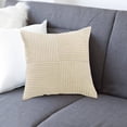 thumbnail image 1 of Boho Decorative Throw Pillow 18X18 Inch for Couch Bed Sofa Farmhouse Fall Home Decor Soft Corduroy Patchwork Textured Terracotta Cushi, 1 of 9