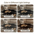 thumbnail image 7 of ODIKA 5'x7' Ultra-Soft Area Rug, Guitar Vintage Acoustic Note Scroll Border Instrument Notes Music Flowing None Washable, Bare feet friendly, Silk-Touch for Bedroom Home office, 7 of 7