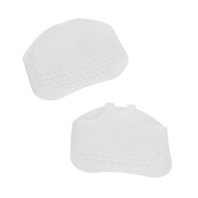 Gel 4x2x almohadillas transpirables delanteras con almohadillas metatarsianas de cojín de pie blancos 6 piezas