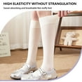 thumbnail image 3 of LDU Knee High Socks for Women Calf High Elasticity Breathable Socks, Comfort Fit for Daily Commuting and Casual & Dress Shoes 3-Pack, 3 of 6