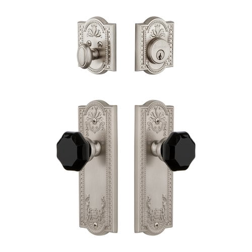 Grandeur 851357 Parthenon Solid Brass Rose Single Cylinder Keyed Entry Deadbolt And