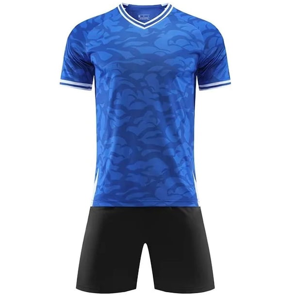 Odeerbi Niños Niñas Rápido Seco Fútbol Formación Uniforme Conjunto Gradiente Manga Corta Camiseta Shorts Malla Conjunto Atlético Para 1-12 Años