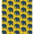 thumbnail image 3 of Ambesonne Animals Duvet Cover Sets, African Patterns, 2-Twin, Dark Blue Earth Yellow, 3 of 4