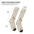 thumbnail image 2 of Compression Socks For Women And Men - Cute Koala Off White Compression Socks Circulation For Workout, 2 of 2