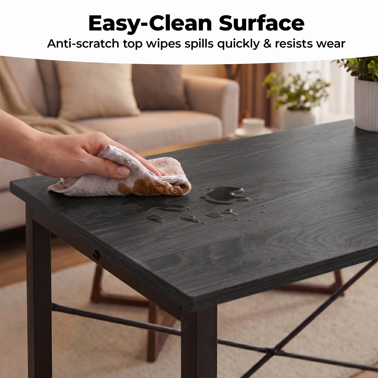 Alvantor 50-Inch L-Shaped Desk with CPU Stand for Home Office