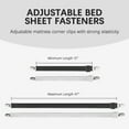 14PCS Sheet Straps Elastic Fastener Adjustable Bed Sheet Holder Straps