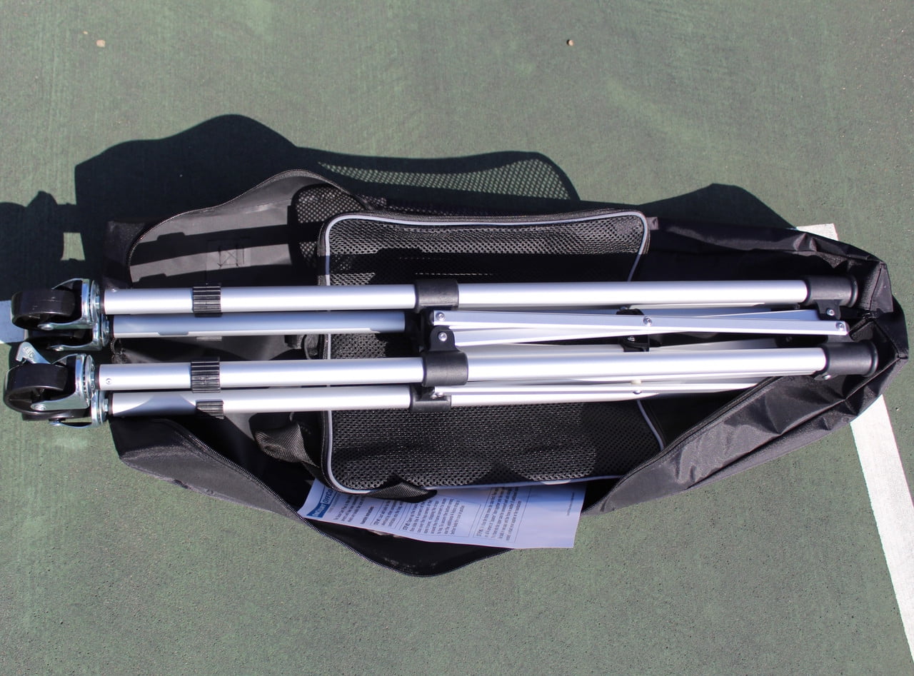 Oncourt Offcourt Quick Cart Plus - Portable Canvas Tennis Ball Cart with Bag