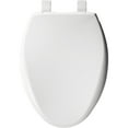 thumbnail image 2 of Mayfair Affinity Slow Close Elongated Plastic Toilet Seat in White Never Loosens, Removes for Easy Cleaning and Greater Stability, 2 of 10
