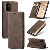Dteck Wallet Case For Samsung Galaxy S20  6.7 inch, Premium PU Leather Wallet case Magnetic Flip Folio [Kickstand Feature] with ID&Credit Card Pockets,Coffee