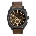 thumbnail image 1 of Fossil Machine Chronograph Leather Strap Brown Dial Quartz FS6101 Men's Watch, 1 of 1