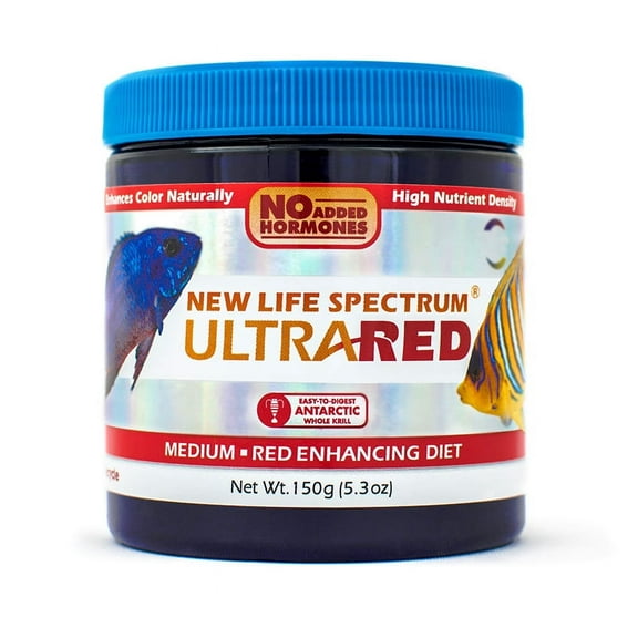 New Life Spectrum UltraRed Color Enhancing High-Density Fish Food Diet, 150 g