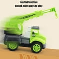 thumbnail image 5 of bxhwj No Battery Friction Toy Trucks 4-Pack - Push & Go Construction Vehicles for Boys 3+ - Dump Rotate Play Set for Toddlers Party Favors Gifts, 5 of 9