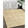 thumbnail image 2 of Ahgly Company Indoor Square Traditional Brown Gold Persian Area Rugs, 5' Square, 2 of 6