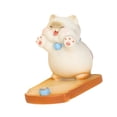 thumbnail image 2 of Milaget Support de Cellulaire Animal Mignon en Résine pour Bureau Décoration Maison Forme de Chat Blanc, 2 of 9