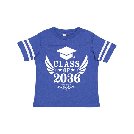 

Inktastic Class of 2036 with Graduation Cap and Wings Gift Toddler Boy or Toddler Girl T-Shirt