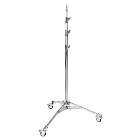 Avenger High 14.10' Roller Stand 43 with Low Base, 4 Sections, 3 Risers, Steel