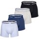 thumbnail image 1 of Bruno Banani Pack de 4 calzoncillos para hombre - Every Day, algodón Negro/Gris/Blanco/Azul M, 1 of 7
