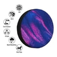 thumbnail image 4 of Kdxio Spare Tire Cover for RV Trailer, Waterproof Wheel Cover,Camper Spare Tire Cover Fit for Rv SUV Truck Travel Trailer 17 inch-Neon Gradient Blue, 4 of 8