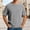 Grey, variant on Corduroy Crewneck T Shirt Soft Textured Casual Short Sleeve Tee Comfortable Relaxed Fit Basic Solid Color Top For Everyday Wear Mens Large Shirts Men T Shirts Pack V Neck Mens Graphic T Shirt Mens