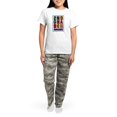 thumbnail image 4 of CafePress - 2Nd Grade Teacher Pajamas - Women's Short Sleeve Print T-Shirt and Pants Light Cotton Pajama Set, 4 of 7