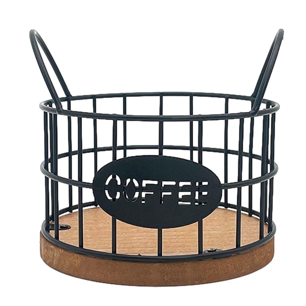 Soporte para cápsulas de café, contenedor para cápsulas de café, para almacenar 10 cápsulas de café de 52 mm, barra de café negro