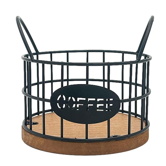 Abbracc Support de Capsules de Café Panier de Rangement pour Capsules de Café pour Cuisine Hôtel Noir