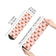 thumbnail image 4 of Fuzoiu cute fox pink Print Adult Socks, Crew Moisture-wicking Socks, Unisex Cushion Crew Socks,Casual Sports Ankle Socks, 4 of 7
