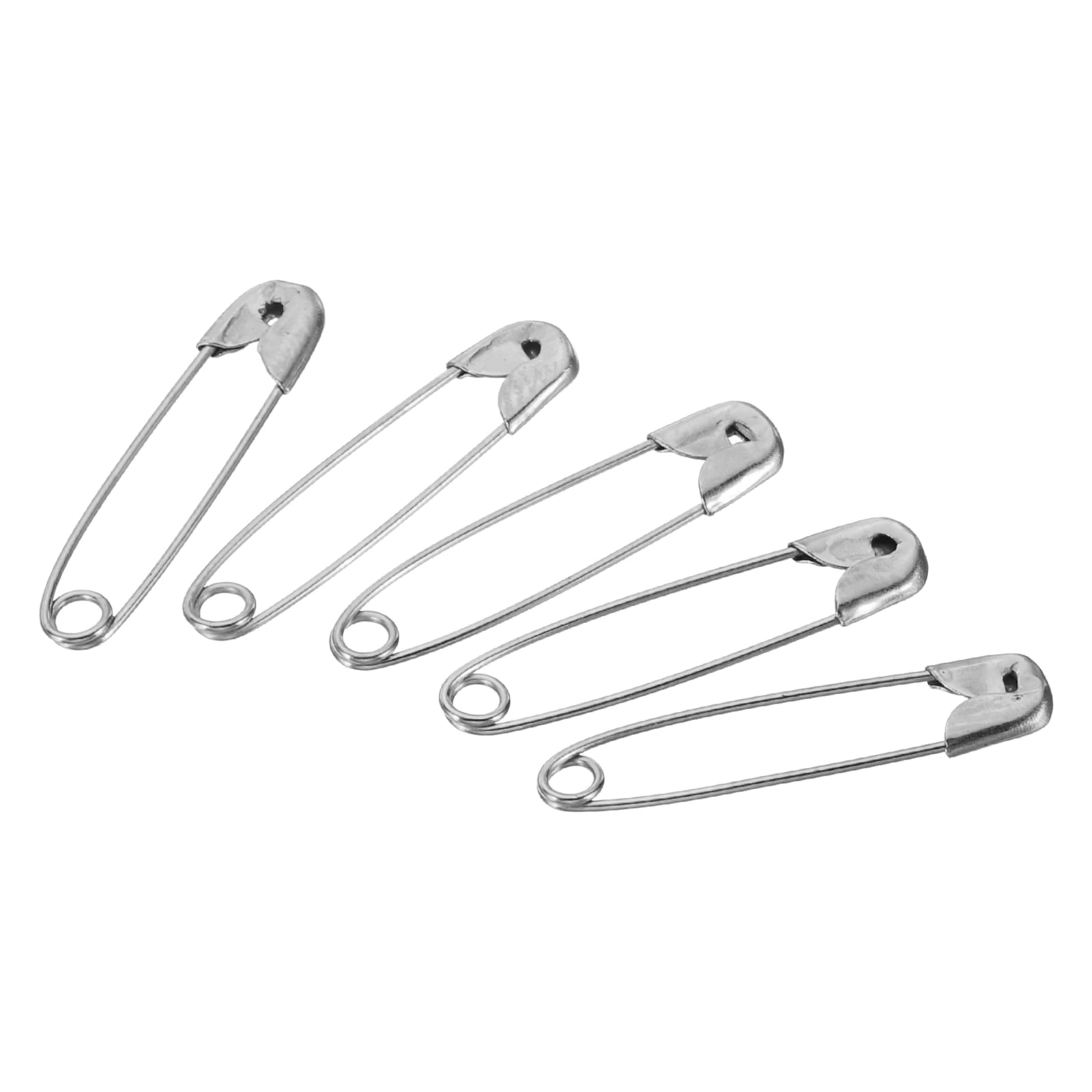 Uxcell Safety Pins 0.87 Inch Nickle Plated Small Sewing Pins Silver