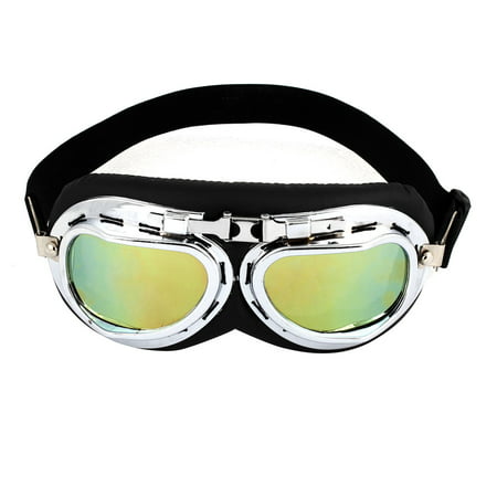 Men Adjustable Elastic Head Strap Full Rim Motorcycle Glasses Sunglasses