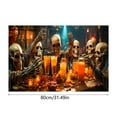 thumbnail image 2 of Halloween Theme 11 Fabric Logo Poster Banner Background Halloween Pumpkin Birthday Photo Booth Background Party Decorations!, 2 of 6