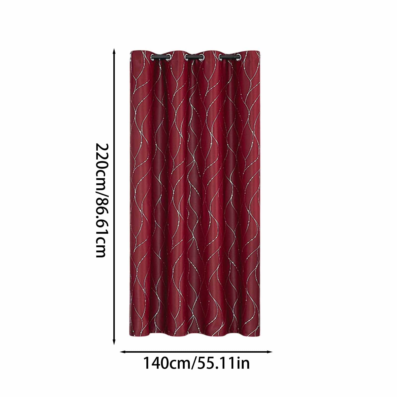 Blackout Curtains, Panels Light Reducing Thermal Insulated Solid Grommet Curtains/Panels/Drapes for Living Room, Bedroom
