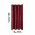thumbnail image 3 of Red Blackout Curtains 86x55 Inch - Thermal Insulated Soundproof Window Drapes for Bedroom Living Room Office, Grommet Top, Machine Washable, 3 of 6
