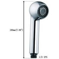 thumbnail image 2 of GHSDFBB Kitchen Sink Faucet Head 2-Function Pull-Out Spray Head for Bathroom Kitchen Faucet Replacement Part G1/2 Connections, Brushed Nickel (Model 6-Brushed Nickel), 2 of 3